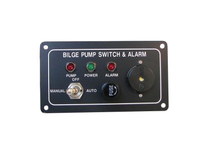 pannello con allarme per pompa di sentina