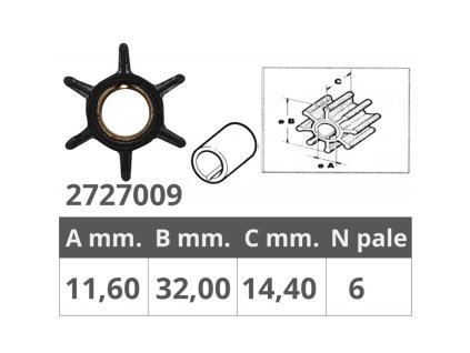 girante mercury 47 22748