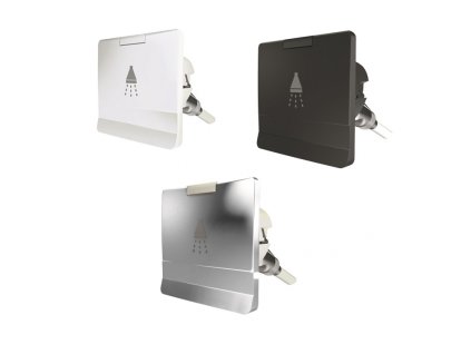 ŠTVORCOVÁ NIKA PLASTIMO S RUČNOU SPRCHOU (Varianta WHITE NICHE WITH HAND SHOWER)