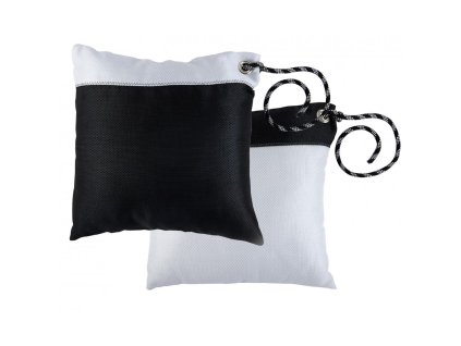 set 2 cuscini nero bianco