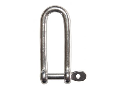 AISI 316 S.S. DLHÉ D OKOVY S UCHYTENÝM ČAPOM (Varianta AISI 316 S.S. LONG D SHACKLES CAPTIVE PIN ØMM 4)