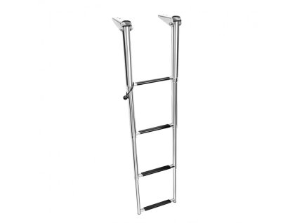 scaletta inox telescopica 4 gradini