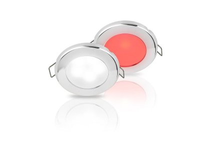 HELLA MARINE EUROLED 75 DVE FARBY REFLEKTOR (Varianta PLASTIC - RED / WHITE LIGHT)