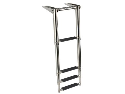 TELESKOPICKÝ REBRÍK SO ZDVÍHACOU RUKOVÄŤOU (Varianta LADDER WITH 3 STEPS)
