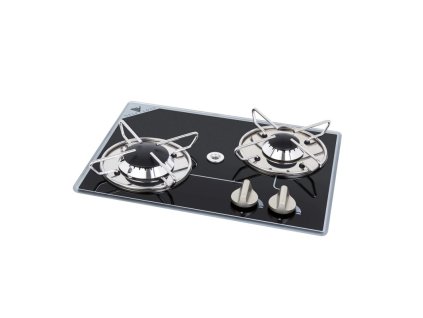 piano cottura in vetro 2 fuochi