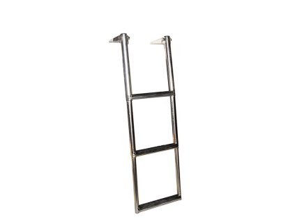 TELESKOPICKÉ REBRÍKY Z NEHRDZAVEJÚCEJ OCELE (Varianta LADDERS 3 STEPS MM.850/370X285)