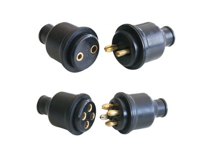 GUMOVÁ ZÁSTRČKA A ZÁSUVKA AAA (Varianta BIPOLAR PLUG AND SOCKET)