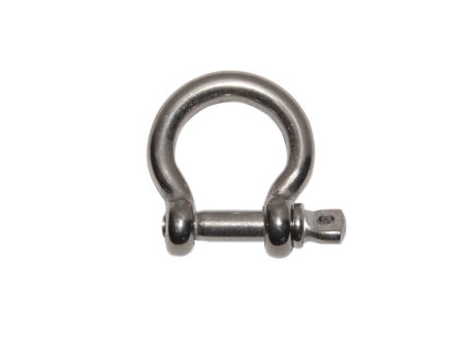 AISI 316 S.S. OBLÚKOVÉ OKOVY (Varianta AISI 316 S.S. BOW SHACKLES Ø MM.4)