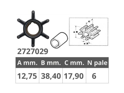 girante johonson evinrude 386084
