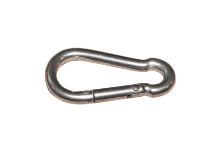 AISI 316 KARABÍN S UZATVÁRANÍM CHVOSTA LASTOVIČKY (Varianta CARABINE AISI 316 Ø MM.4X40)