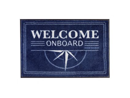 tappetino welcome blu