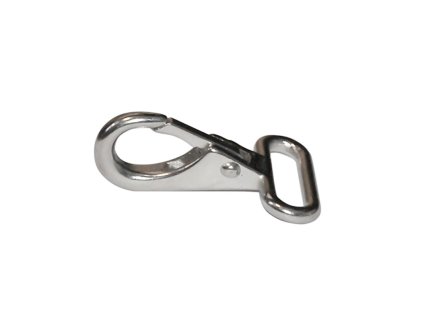 moschettone con occhio piatto inox 316