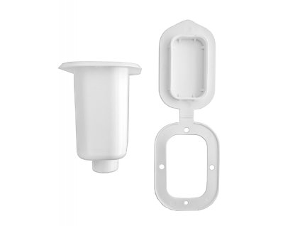 contenitore porta doccetta in pvc