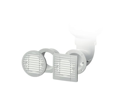 PLASTIMO ŽALÚZIOVÝ VETRACÍ OTVOR PRE EZ AIR (Varianta LOUVER VENT ROUND)