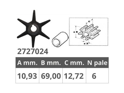 girante johnson evinrude 277181 434424