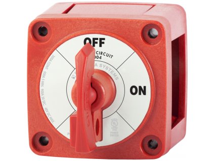 stacca batteria con chiave sfilabile e chiusura