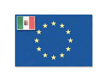 ADRIA BANDIERE EUROPE+ITALY VLAJKA (Varianta EUROPE+ITALY FLAG CM.20X30)