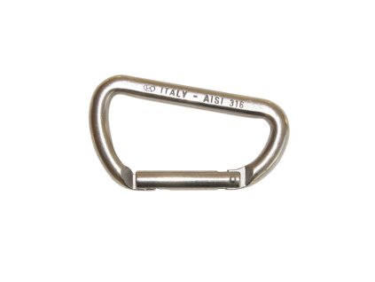 KONG AISI 316 ASYMETRICKÝ KONG KARABÍN (Varianta ASYMMETRIC  "KONG" CARABINE "KEY-LOCK" Ø MM.8X80)