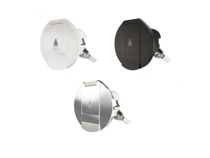 PLASTOVÝ OKRÚHLY VÝKLENOK SO SPRCHOU (Varianta WHITE NICHE WITH SHOWER)