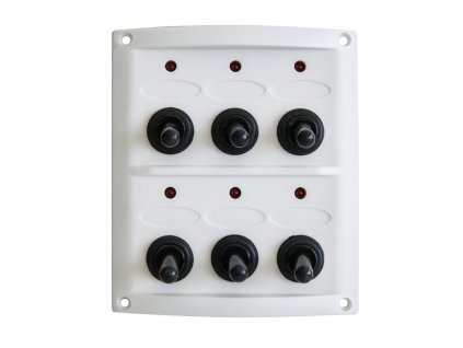 pannello a 6 interruttori