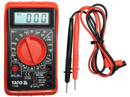 YATO Multimeter digitálny univerzálny  voltmeter, ampérmeter, ohmmeter