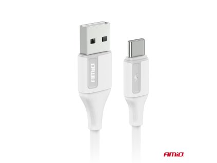 AMIO Kábel USB na USB-C, 3A, 100 cm, FullLINK