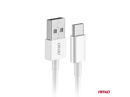 AMIO Kábel USB na USB-C, 2A, 200 cm, FullLINK