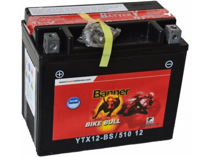 vyr 43957BANNER Bike Bull AGM YTX12 BS 510 12 12V 10Ah