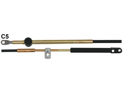 MULTIFLEX Kábel na ovládanie motora EC-005 pre MERCURY MERCRUISER, MARINER - pár (Variant 6 Feet)