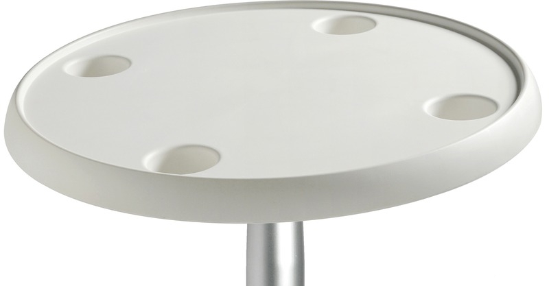 OSCULATI Okrúhly stôl biely 61 cm