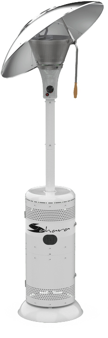 ENDERS SAHARA FOCUS PRO Plynový terasový ohrievač stĺpový nerezový 15 KW