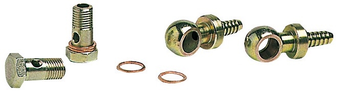 OSCULATI Sada 2 otočné mosadzné kĺby 8 mm