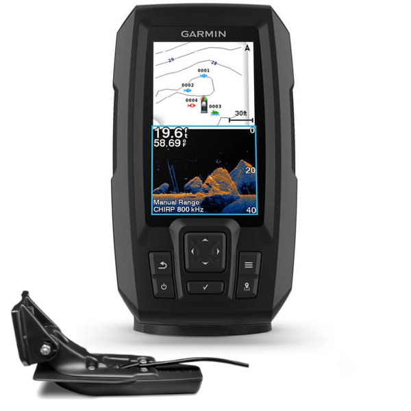 GARMIN Striker Vivid 4cv Ultrazvukový sonar s GPS + Quickdraw  010-02550-01