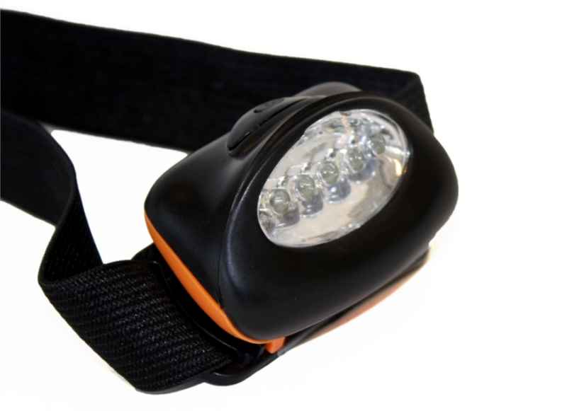 ECO LED HEADLIGHT 5 LED Čelovka SPORTS