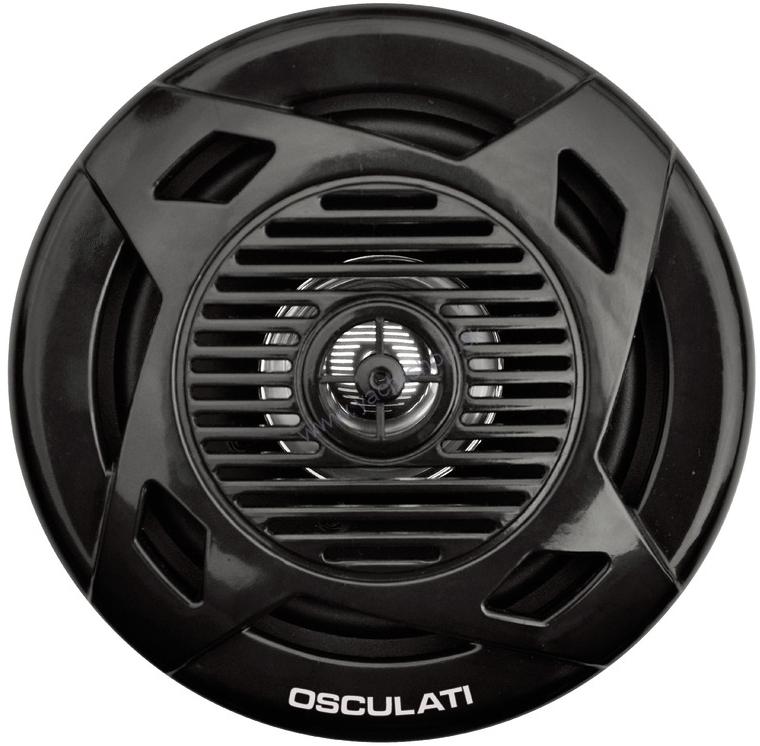OSCULATI Reproduktory 2 x 20 W čierne 3"