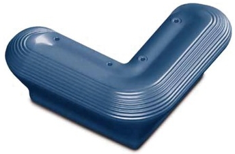 OSCULATI Rohový fender modrý 330 mm  BEND FENDER