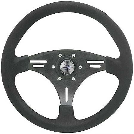 OSCULATI Volant MANTA black/black 355 mm