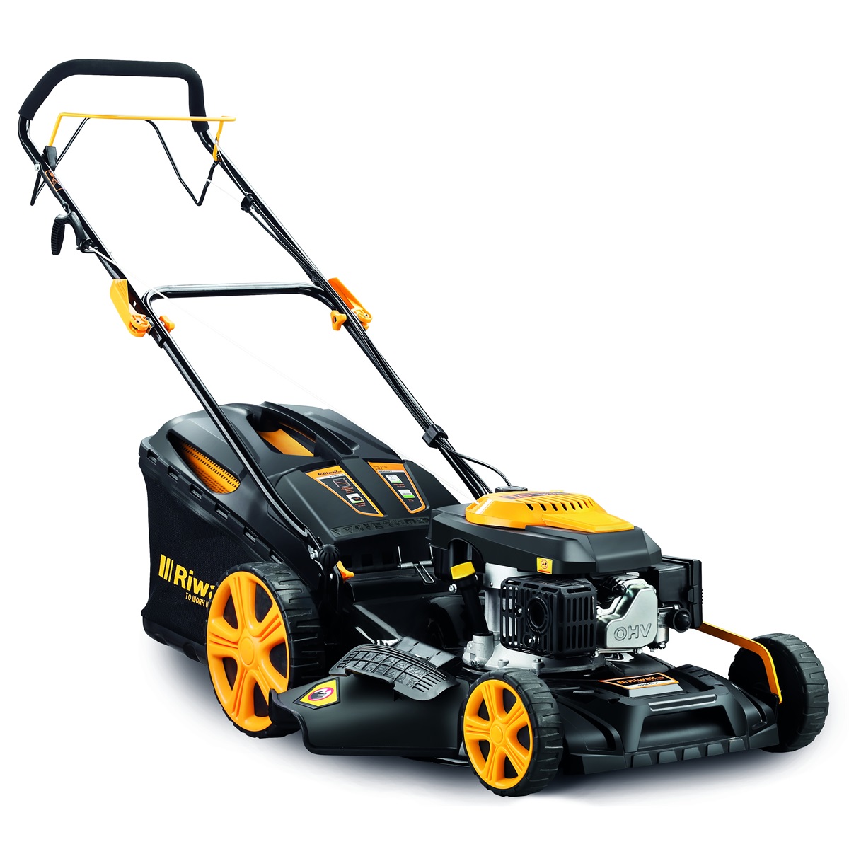RIWALL PRO RPM 5135 MULTIFUNKČNA TRÁVNA KOSAČKA 4V1 S POJAZDOM
