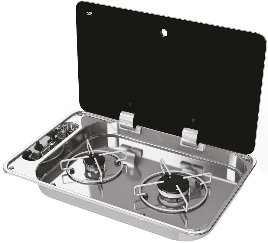 CAN FC1336 2 horáková plynová varná doska, 1 x 1000 W, 1 x 1900 W  50.715.02