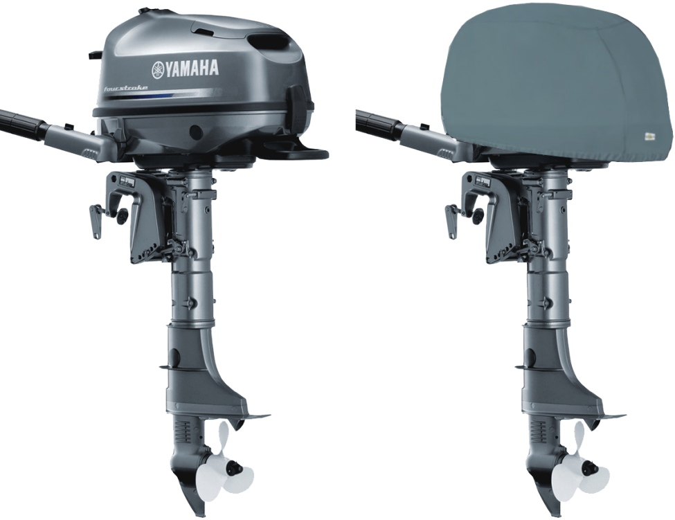 OCEANSOUTH Y45-V Krycia plachta polstrovaná a vetraná na motor YAMAHA 4/5/6 HP