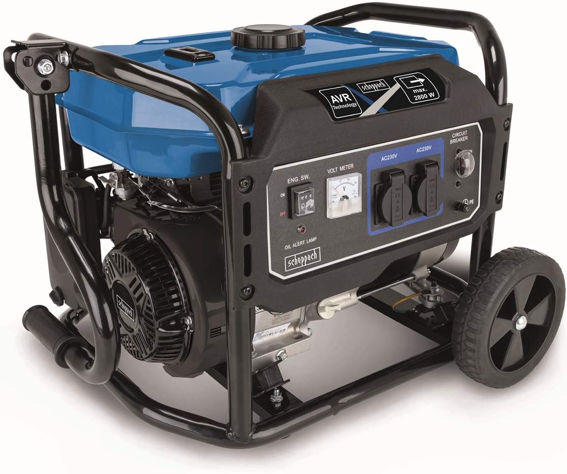 SCHEPPACH SG 3200X Elektrocentrála 2800 W  RÁMOVÁ ELEKTROCENTRÁLA 2800 W S REGULÁCIOU AVR