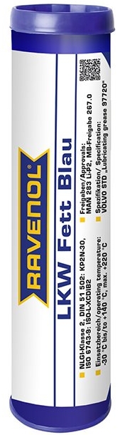 RAVENOL LKW FETT BLAU Modrá vazelína 400 gr