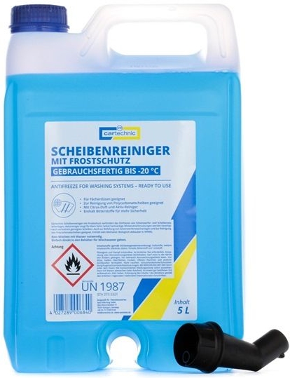 CARTECHNIC Nemrznúca zmes do ostrekovačov do -20 C, 5 l