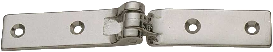 FS Pochrómovaný mosadzný pánt pre skladacie rebríky 145 x 20 mm  90A.C