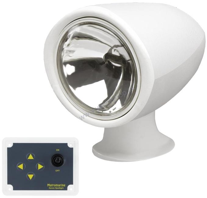 SEARCH LIGHT PRO Vyhľadávací reflektor s káblovým diaľkovým ovládaním biely 24 V  SEARCHLIGHT PRO WIRED H3