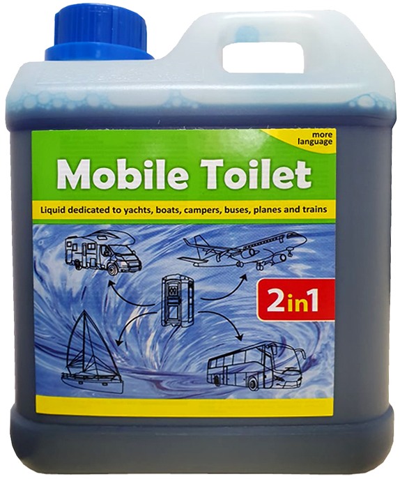 AGACHEM Mobile Toilet 2v1, 2 l  Chémia do mobilných záchodov