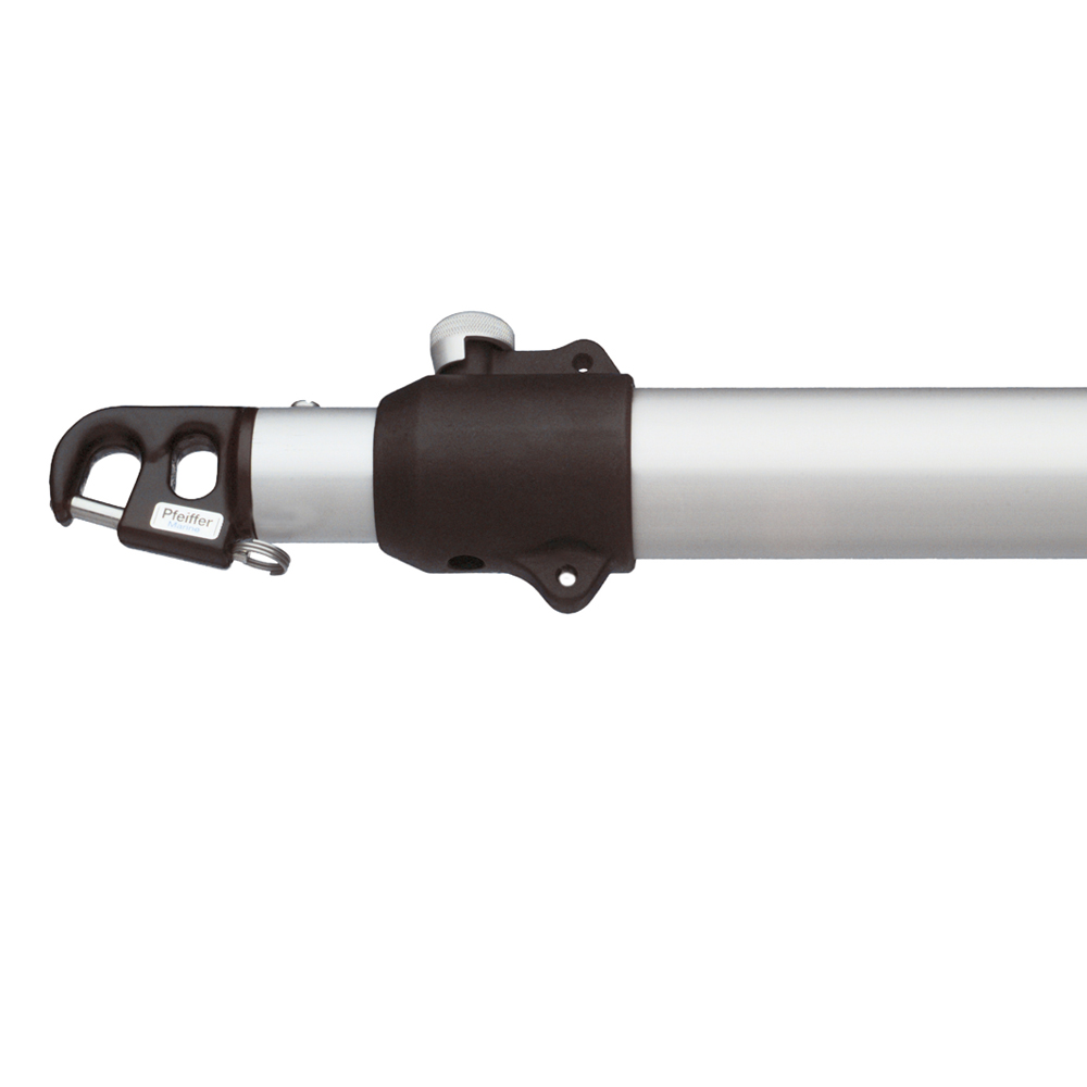 PFEIFFER MARINE Spinakerová teleskopická tyč 50/34 mm s kovaním 2,5 - 4,50 m  TELESCOPIC BOOM 7695001