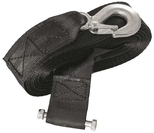 MTM Popruh - gurtňa pre ručný navijak s hákom 50 mm x 10 m