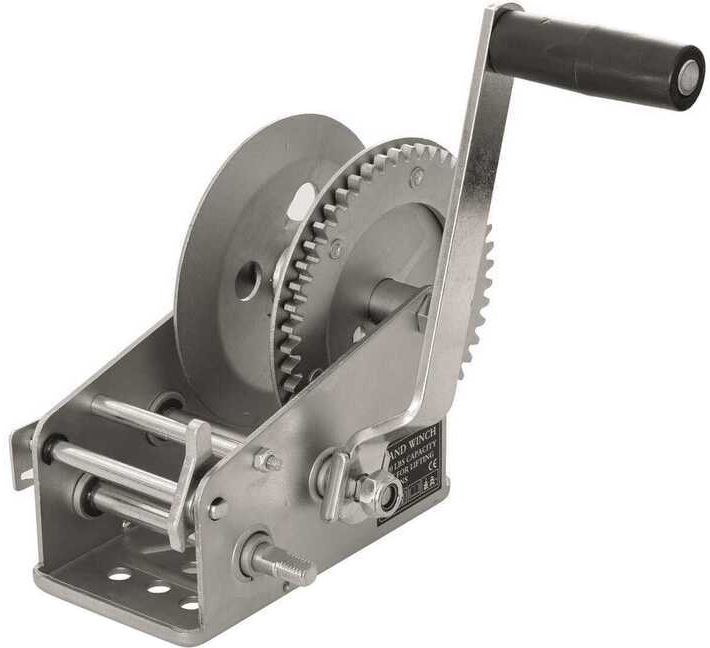 GEAR WINCH Ručný navijak na prívesný vozík do 900 kg z pozinkovanej ocele