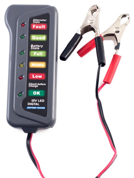 CARFACE Tester autobaterie a alternátoru 12 V
